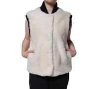 Burberry Shearling Vest Button Closure - White Jackets White 44