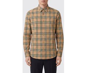 Burberry Shirt Men color Beige - Size: S - male