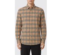 Burberry Shirt Men color Brown - Size: S - male