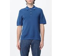 Burberry Short-Sleeved Pure Wool Polo Shirt with Ribbed Collar - Size: L - male
