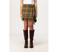 Burberry Skirt Woman color Mustard - Size: S - female