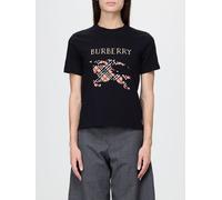 Burberry Slim Fit Equestrian Knight Check Cotton T-Shirt - Size: M - female