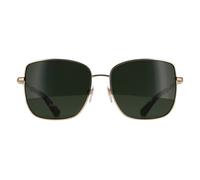 Burberry Square Light Gold Dark Green Be3158 Gold