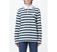Burberry Striped Cotton Long-Sleeve Polo Shirt with EKD Logo - Size: XL - male