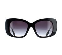 Burberry Woman BE4410 30018G Sunglasses Acetate Black Grey Squared Normal Shaded