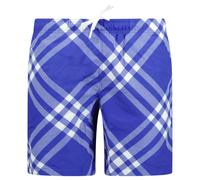 Burberry Swim Shorts in Signature Knight Check Blue