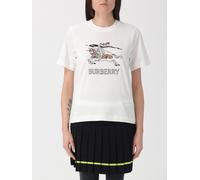 Burberry T-Shirt Woman color White - Size: S - female