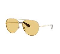 Burberry Unisex Sunglass BE3172 - Frame color: Light Gold, Lens color: Yellow
