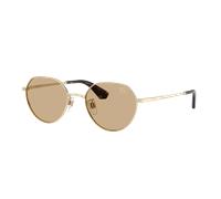 Burberry Unisex Sunglass BE3173D - Frame color: Light Gold, Lens color: Dark Brown