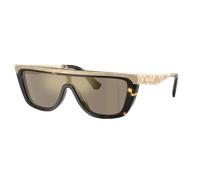 Burberry Unisex Sunglass BE3174 - Frame color: Yellow Havana, Lens color: Light Brown Mirror Gold
