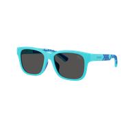Burberry Unisex Sunglass JB4007U - Frame color: Matte Light Blue, Lens color: Dark Grey
