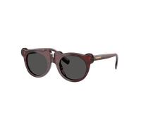 Burberry Unisex Sunglass JB4355 - Frame color: Check Red, Lens color: Dark Grey