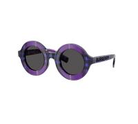 Burberry Unisex Sunglass JB4386 - Frame color: Violet Check, Lens color: Dark Grey