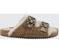 Burberry Urchin Sandals in Vintage Check Canvas with Shearling Lining - Size: 40 - female