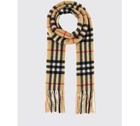 Burberry Vintage Check 100% Cashmere Scarf with Fringed Hem - Size: OS - male