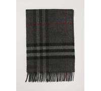 Burberry Vintage Check Cashmere Scarf with Fringed Edges - Size: OS - male