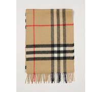 Burberry Vintage Check Scarf in Pure Cashmere with Fringed Edges - Size: OS - male