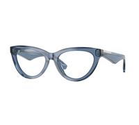Burberry Woman BE2418U 4117 Optical frames Acetate Blue Transparent Cat Eye Normal