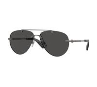 Burberry Woman BE3151 131687 Sunglasses Metal Grey Grey Pilot Normal