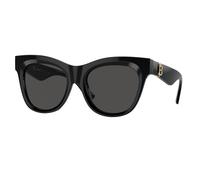 Burberry Woman BE4418 300187 Sunglasses Acetate Black Grey Squared Normal