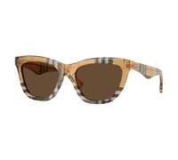 Burberry Woman BE4435 414673 Sunglasses Acetate Brown Brown Cat Eye Normal