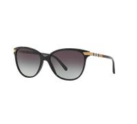 Burberry Woman Burberry BE4216 30018G Sunglasses Acetate Black Grey Cat Eye Normal Shaded