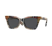 Burberry Woman BE4346 ELSA 394487 Sunglasses Acetate Brown Grey Geometric Normal