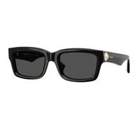 Burberry Woman BE4443 300187 Sunglasses Acetate Black Grey Squared Normal