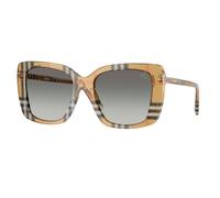 Burberry Woman Burberry BE4456 416311 Sunglasses Acetate Brown Grey Squared Normal Shaded