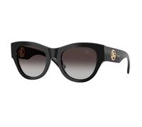 Burberry Woman Burberry BE4491 30018G Sunglasses Acetate Black Grey Round Normal Nuanced