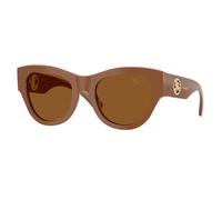 Burberry Woman Burberry BE4491 422273 Sunglasses Acetate Brown Brown Round Normal