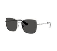 Burberry Woman Sunglass BE3158 - Frame color: Silver, Lens color: Dark Grey