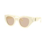 Burberry Woman Sunglass BE4390 Meadow - Frame color: Ivory, Lens color: Light Brown