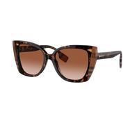 Burberry Woman Sunglass BE4393 Meryl - Frame color: Dark Havana/Check Brown, Lens color: Brown Gradient