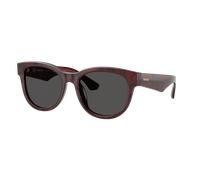 Burberry Woman Sunglass BE4432U - Frame color: Check Red, Lens color: Dark Grey