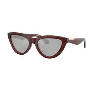 Burberry Woman Sunglass BE4436U - Frame color: Brown, Lens color: Clear Mirror Silver 80