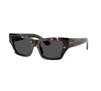 Burberry Woman Sunglass BE4441U - Frame color: Yellow Havana, Lens color: Dark Grey