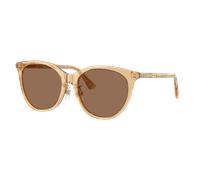 Burberry Woman Sunglass BE4464D - Frame color: Beige, Lens color: Dark Brown