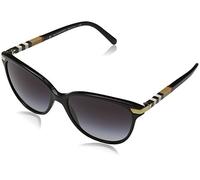 Burberry Woman Burberry BE4216 30018G Sunglasses Acetate Black Grey Cat Eye Normal Shaded