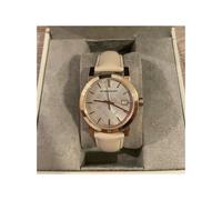 Burberry Women's BU9109 City Classic Beige Leather Strap Watch