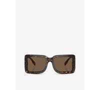 Burberry Womens Burberry Be4406U Square-Frame Acetate Sunglasses Brown