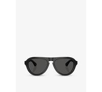 Burberry Womens Burberry Be4437U Pilot-Frame Acetate Sunglasses Grey