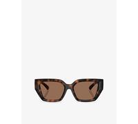Burberry Womens Burberry Be4472U Square-Frame Tortoiseshell Acetate Sunglasses Brown
