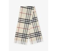 Giant Check Scarf - unisex - Burberry - Winter Scarves - White - ONE SIZE - Accessories ONE SIZE