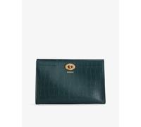Burberry Womens Burberry Cotswolds Leather Pochette Ivy
