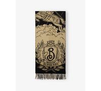 Burberry Womens Burberry Stormy Knight Reversible Scarf Sand