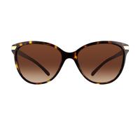 Burberry Woman Burberry BE4216 300213 Sunglasses Acetate Brown Brown Cat Eye Normal Shaded