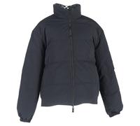 Burberry Women's Preloved Check Puffer Jacket in Black Nylon