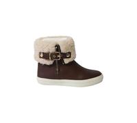 Burberry Women's Preloved Skillman Ankle Weather Rain Boots in Brown Leather | Size: 2