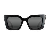 Burberry BE4344 DAISY 300187 Woman Sunglasses Acetate Black Grey Squared Normal